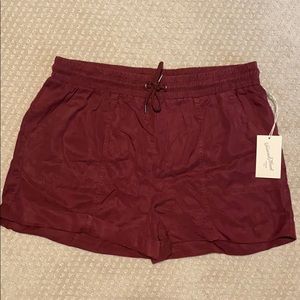 NWT Maroon Universal Thread Soft Shorts, Large